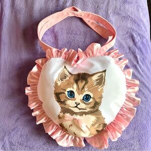 Hot Topic heart cat tote bag purse